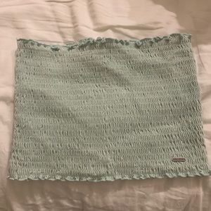 hollister cropped tube top